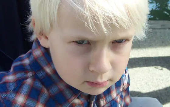 angry child