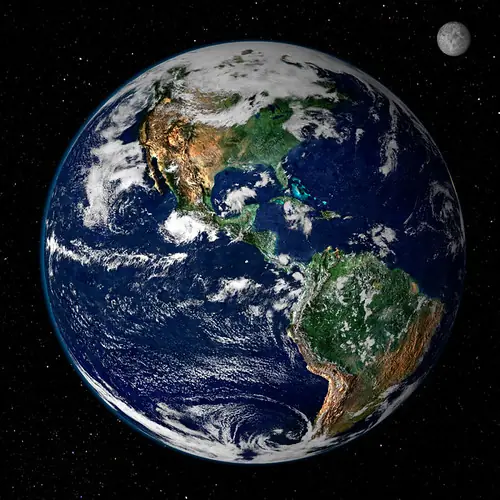 earth from space