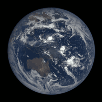 Earth spinning