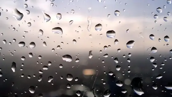 rain drops window